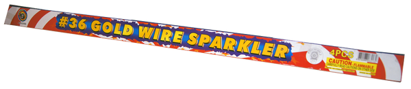 #36 Gold Wire Sparklers
